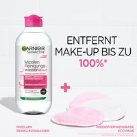 Mizellenwasser und Garnier Eco Pads