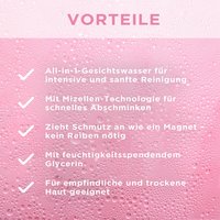 Vorteile des Garnier Mizellen Reinigungswasser für trockene, empfindliche Haut