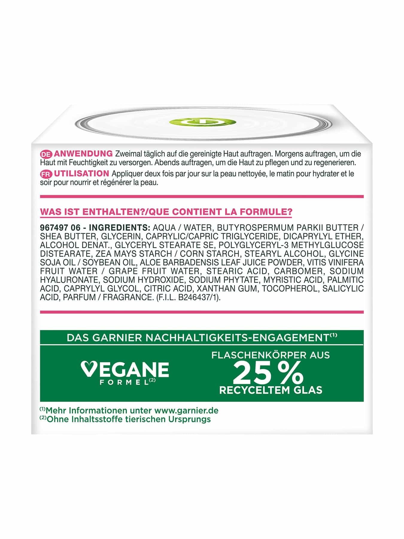 Hyaluron Barrier Repair Beruhigende Creme Seitenansicht