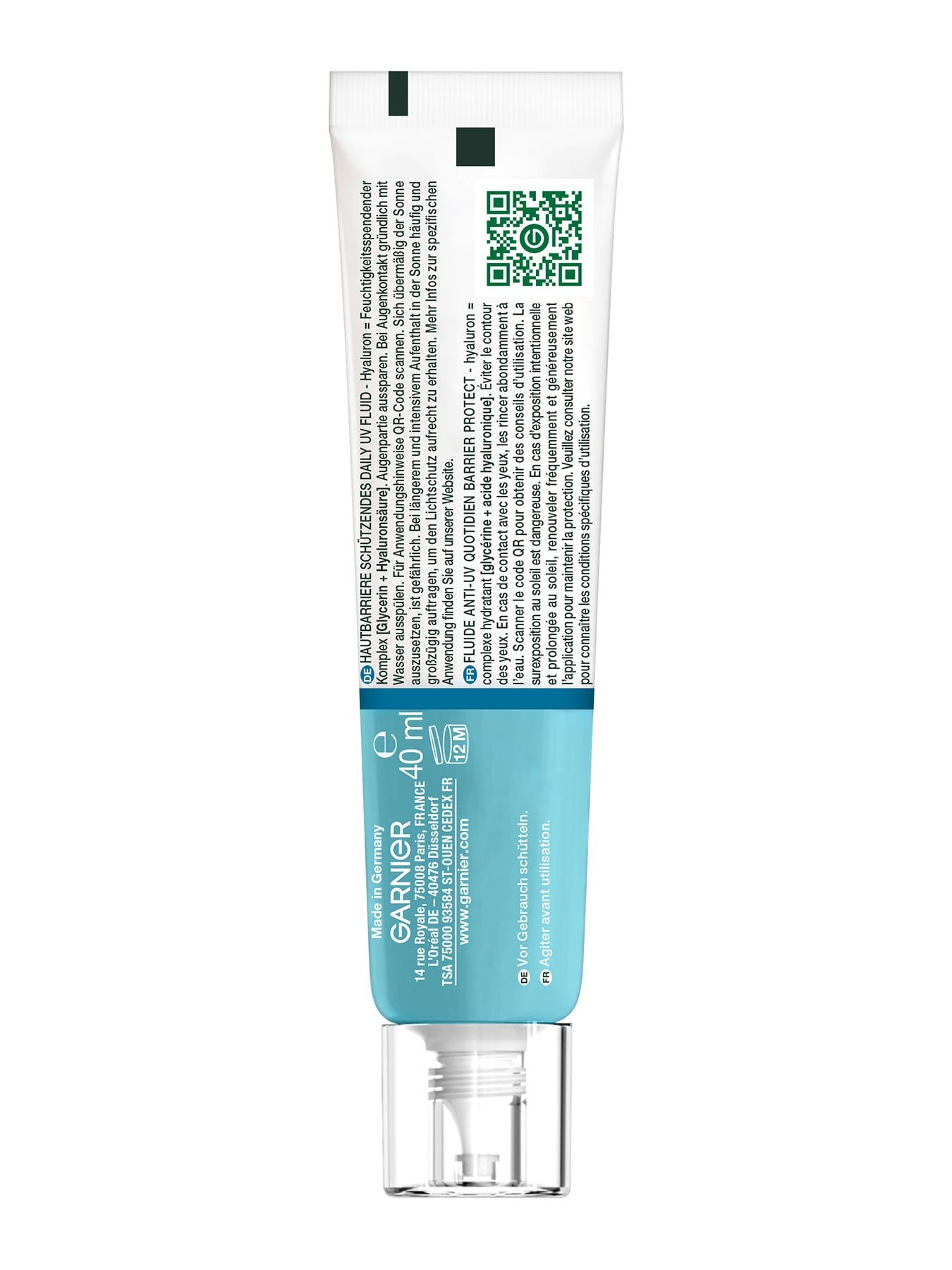 Hyaluron Barrier Protect Daily UV Fluid LSF50+ Rückseite