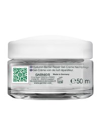 Hyaluron Barrier Repair Gel-Creme Nachtpflege Rückseite