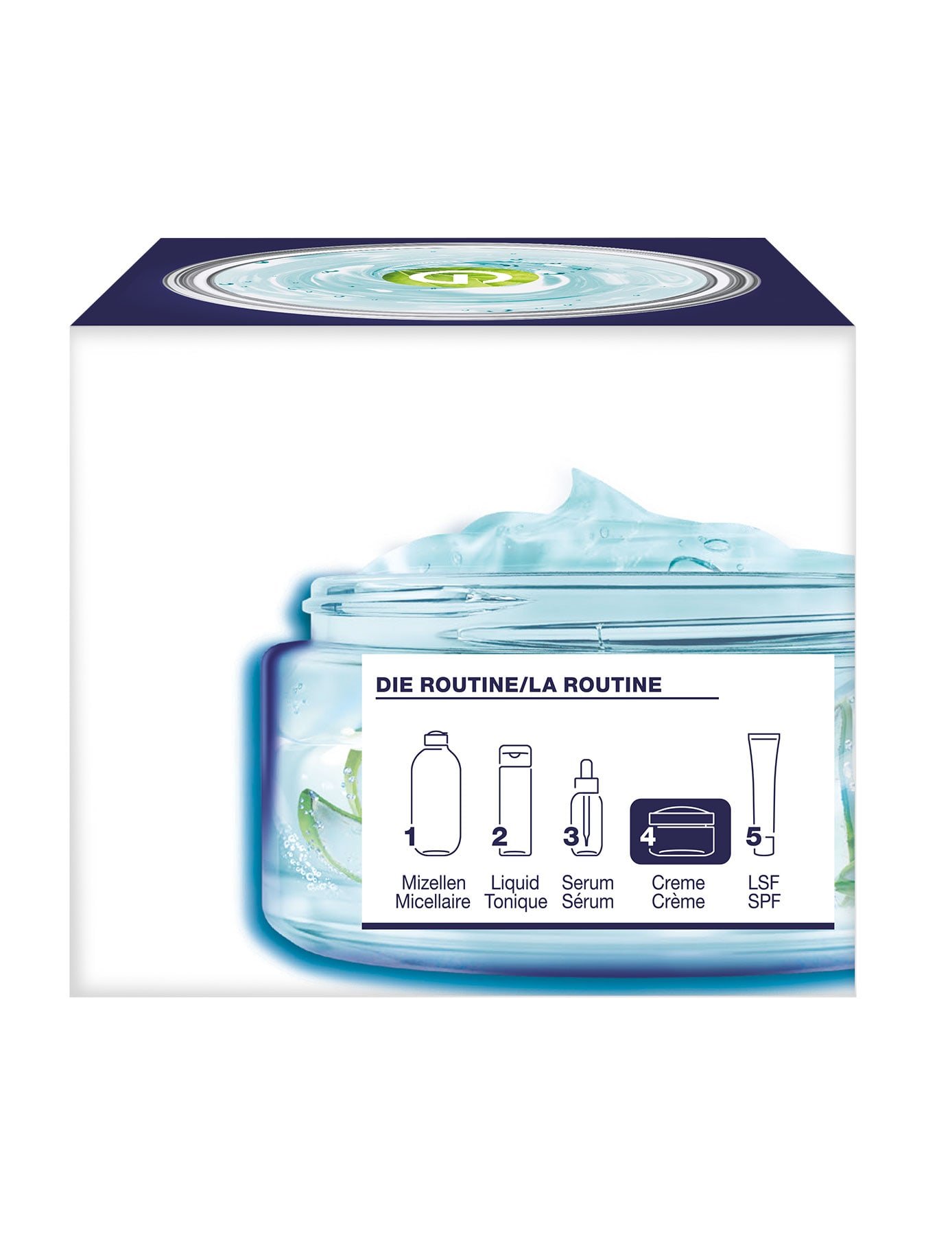 Hyaluron Barrier Repair Gel-Creme Nachtpflege Seitenansicht