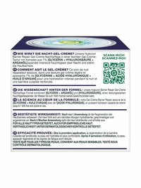Hyaluron Barrier Repair Gel-Creme Nachtpflege Seitenansicht