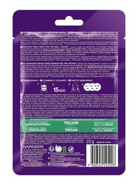 Produktabbildung hinten der SkinActive Pro-Retinol Tuchmaske