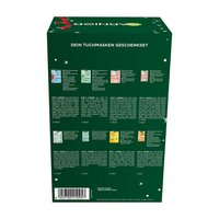 SkinActive Tuchmasken 12er Geschenkset Rückseite