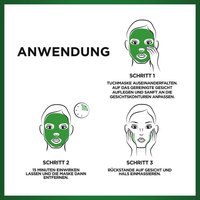 Tuchmasken Anwendungshinweis