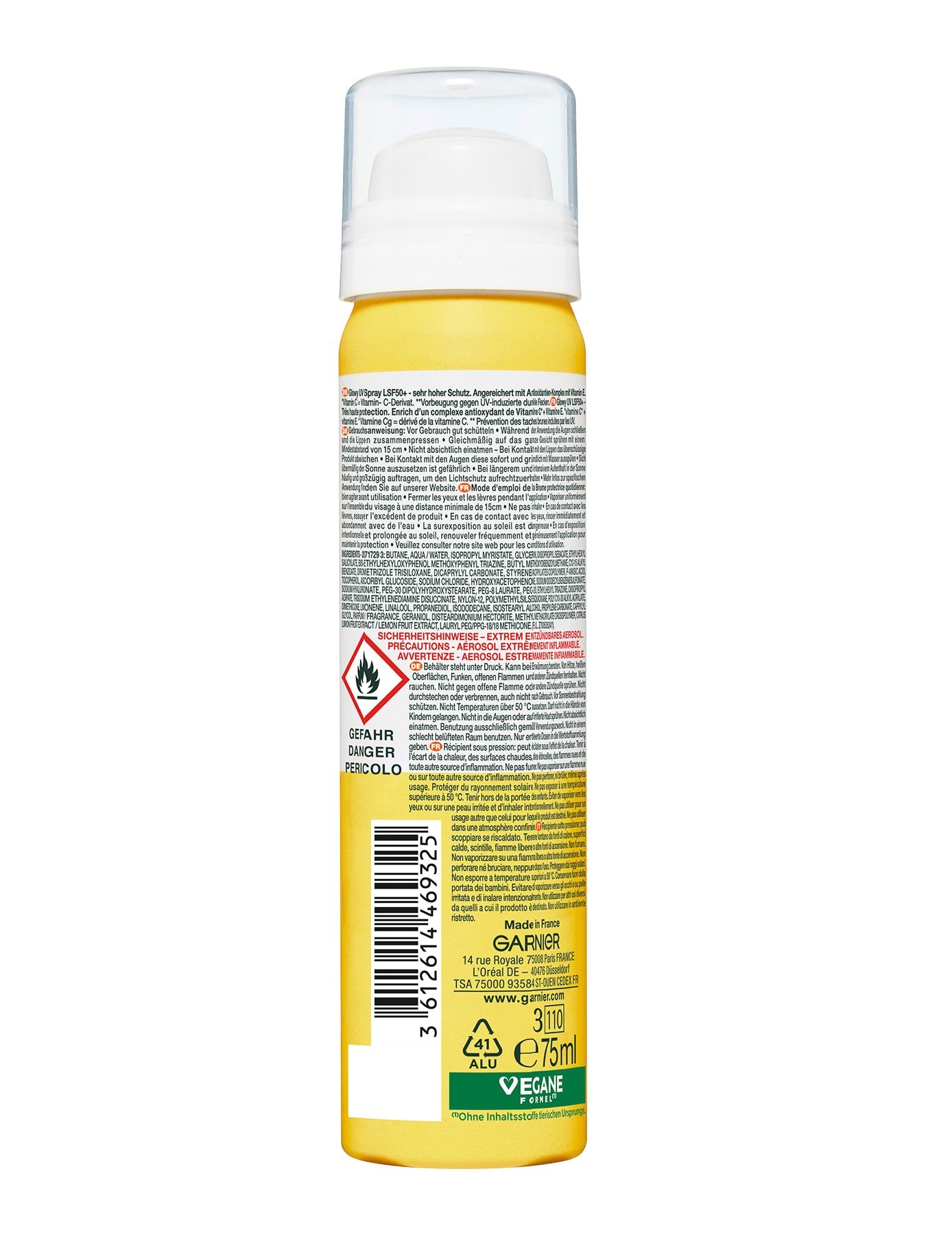 Produktabbildung Glowy UV Over Make-up Spray UPV50