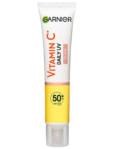 SkinActive Vitamin C Tägliches Sonnenfluid Glow mit LSF 50+ Produktbild