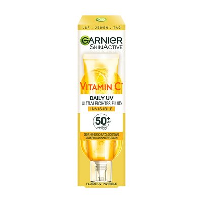 SkinActive Vitamin C Daily UV Ultraleichtes Fluid Invisible LSF 50+ Produktbild