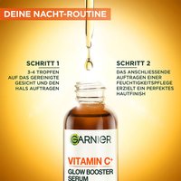 Anwendung des SkinActive Vitamin C Glow Booster Nachtserum