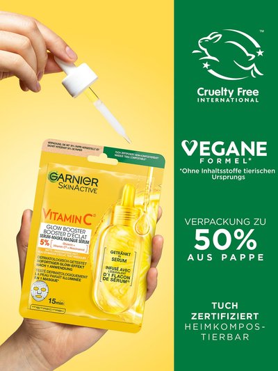 Produkt mit Siegel Cruelty Free International & Vegane Formel