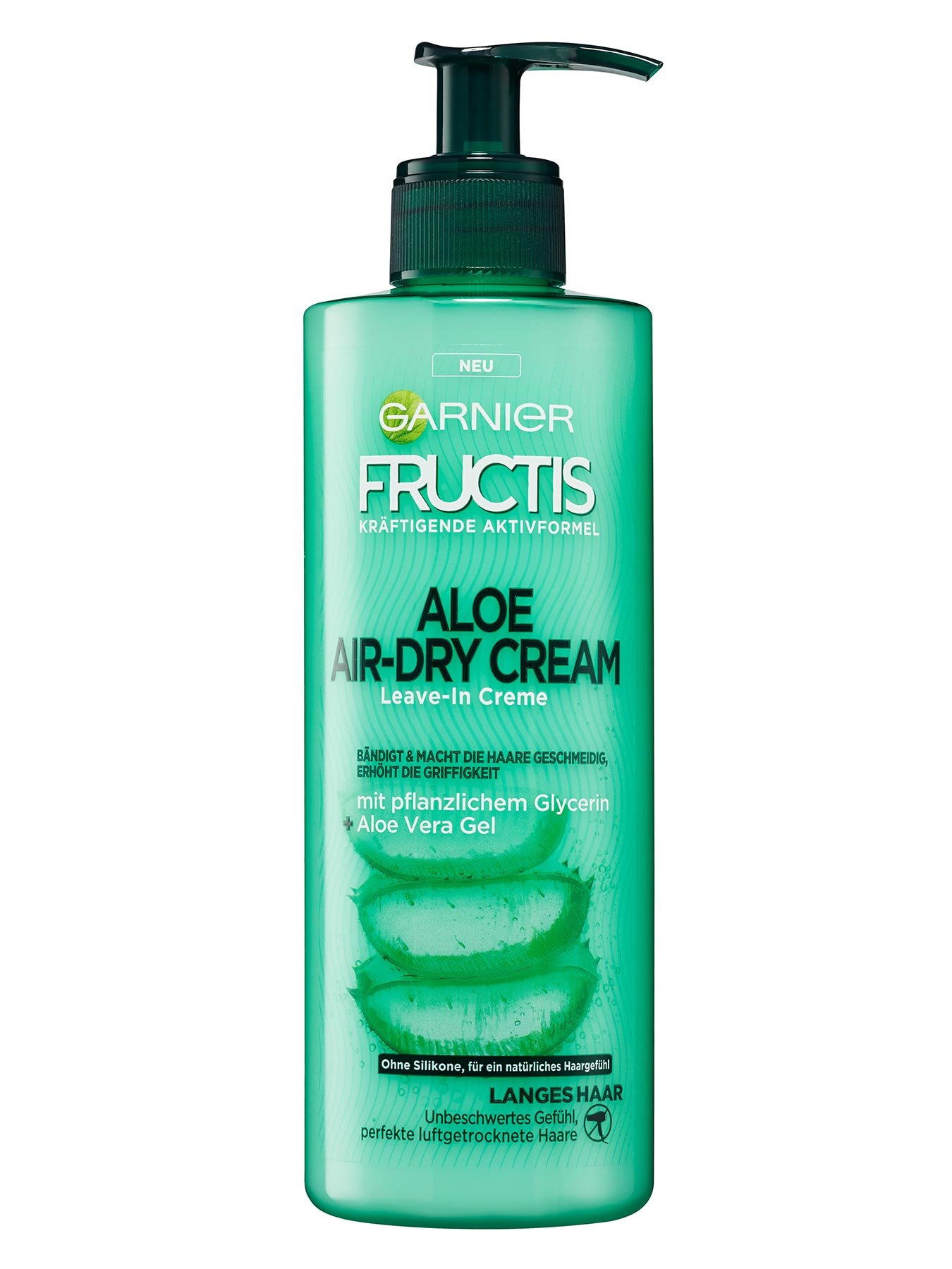 Leave-In-Creme-Fructis-Aloe-Air-Dry-Cream-400ml-Vorderseite-Garnier-Deutschland-gross