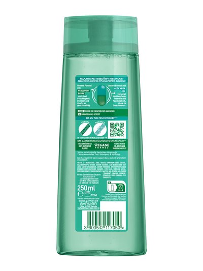 Aloe Hydra Shampoo 250ml - Produkt Rückansicht