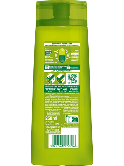 Anti Schuppen Shampoo Rückseite