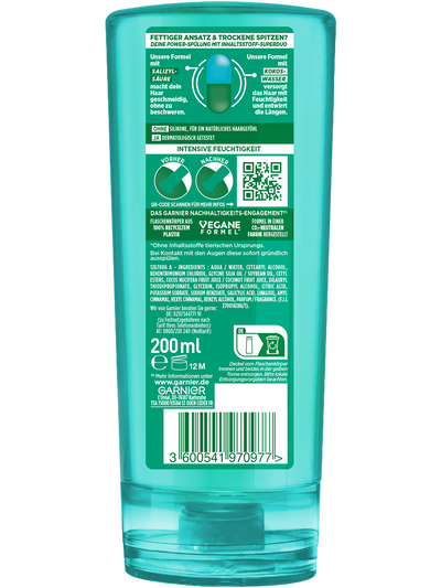 Fructis Coco Water Spülung Rückseite