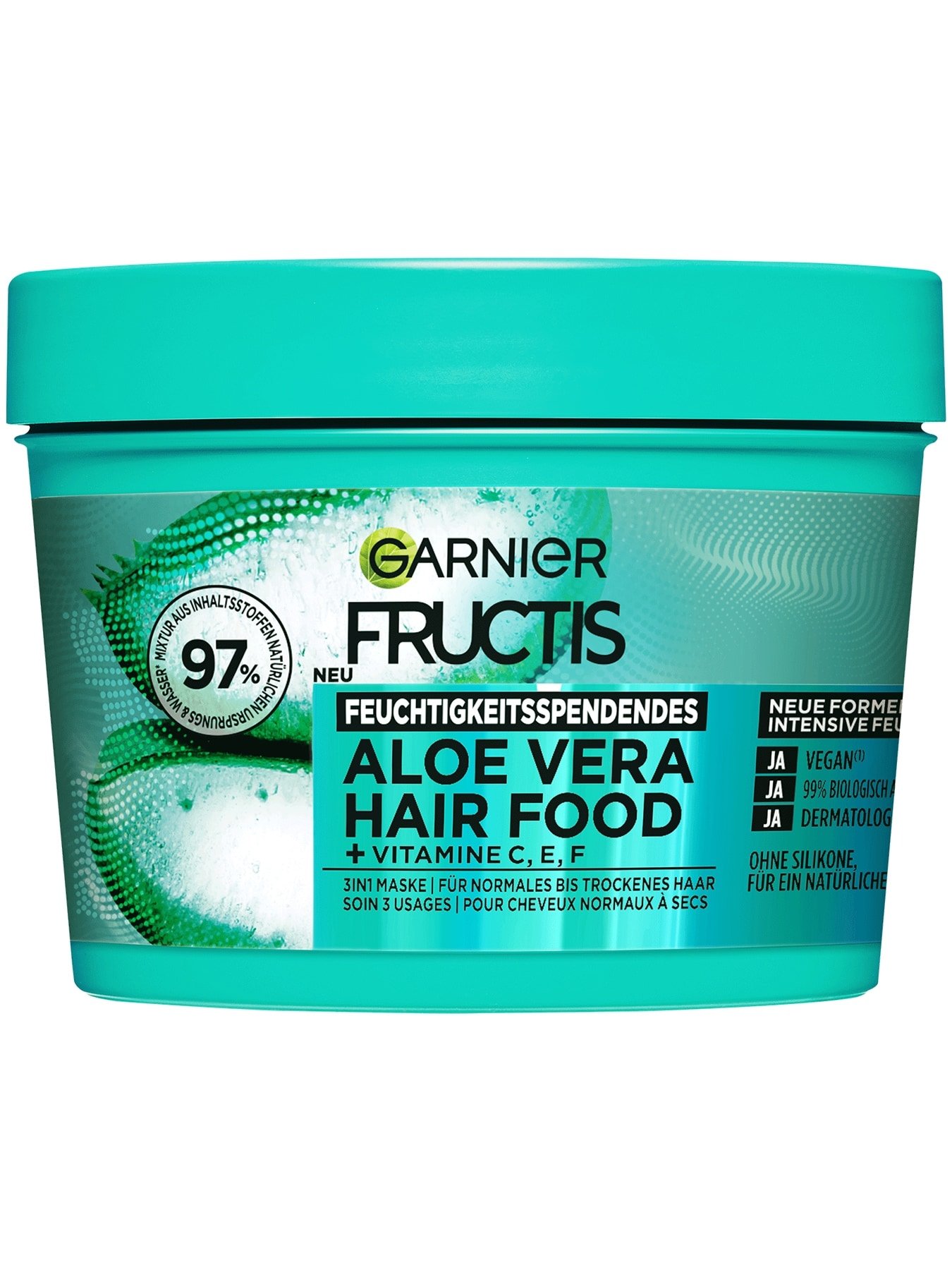 Garnier Fructis Feuchtigkeitsspendendes Aloe Vera Hair Food Haar Maske - Produktabbildung