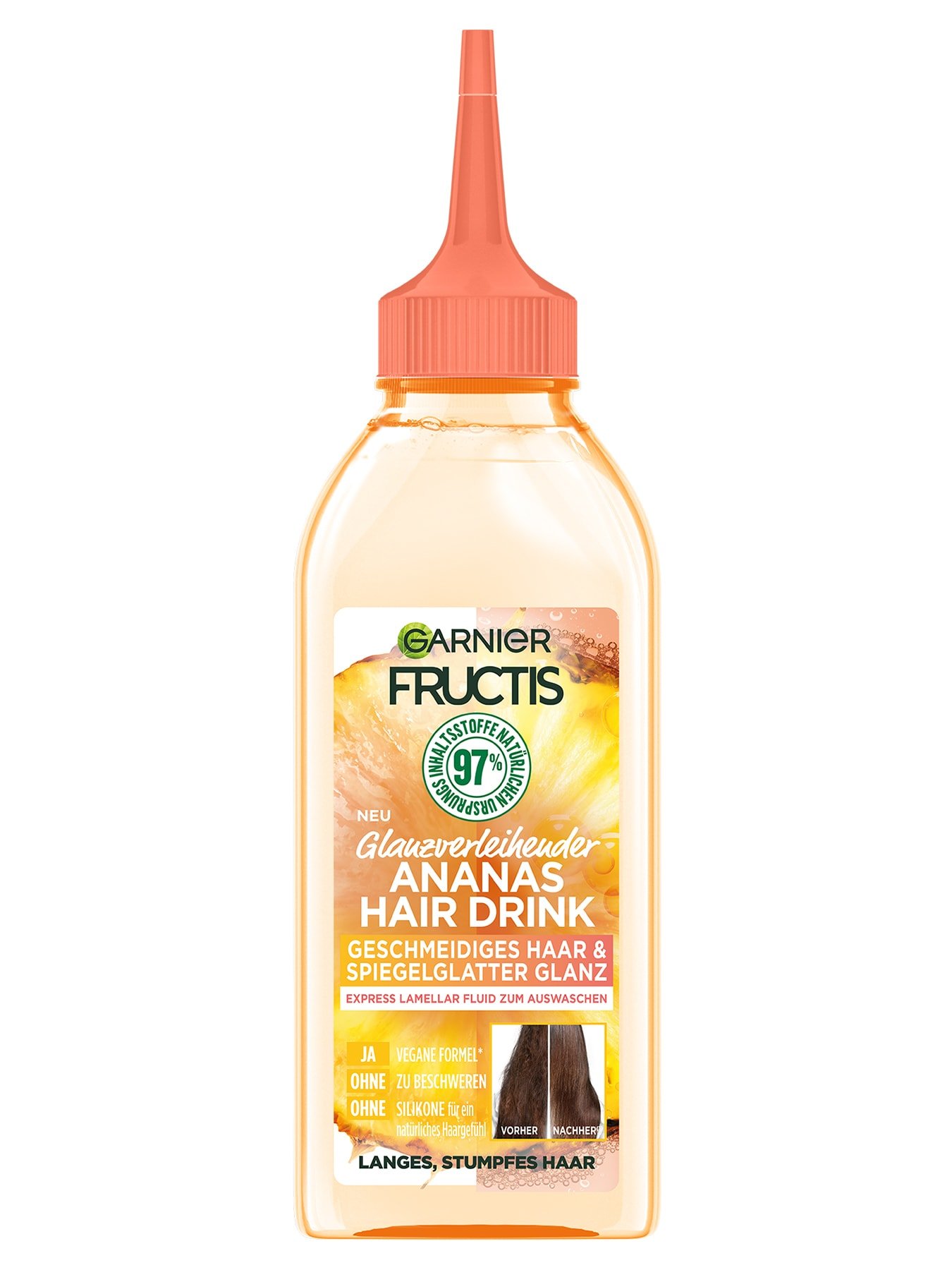 Fructis Ananas Haarfluid für langes, stumpfes Haar Produktbild
