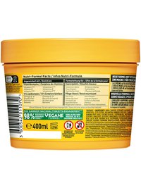 Fructis 3in1 Maske für trockenes Haar angereichert mit Banane - Produkt Rückansicht