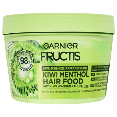 Fructis Multi-Use Haarmaske Kiwi Menthol Hair Food Produktbild