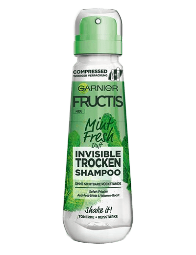 Fructis Invisible Trockenshampoo Mint Fresh - Produktansicht Rückseite