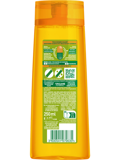 Fructis Kräftigendes Shampoo Oil-Repair 3 Rückseite