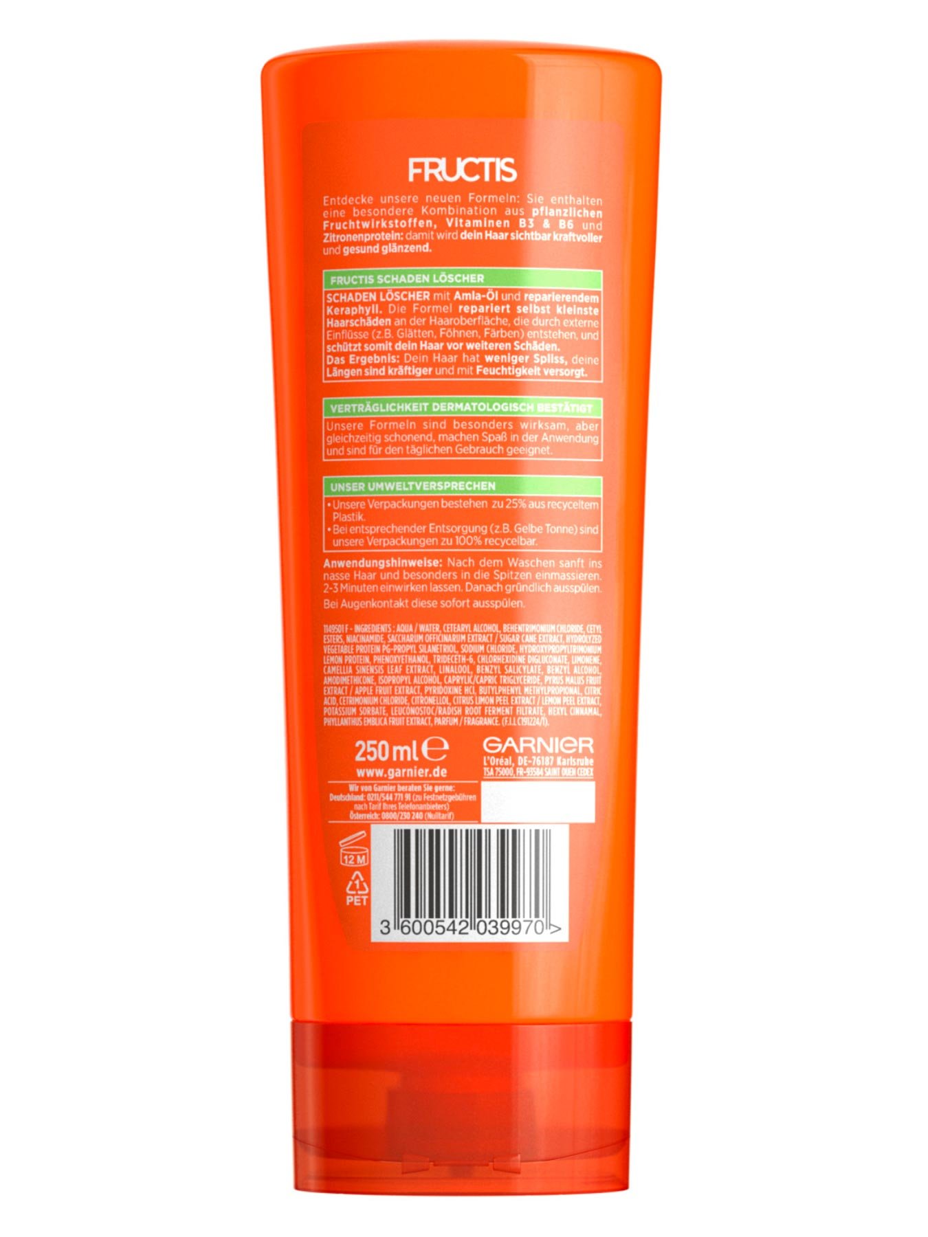 Kraeftigende-Spuelung-Fructis-Schaden-Loescher-250ml-Rueckseite-Garnier-Deutschland-gross