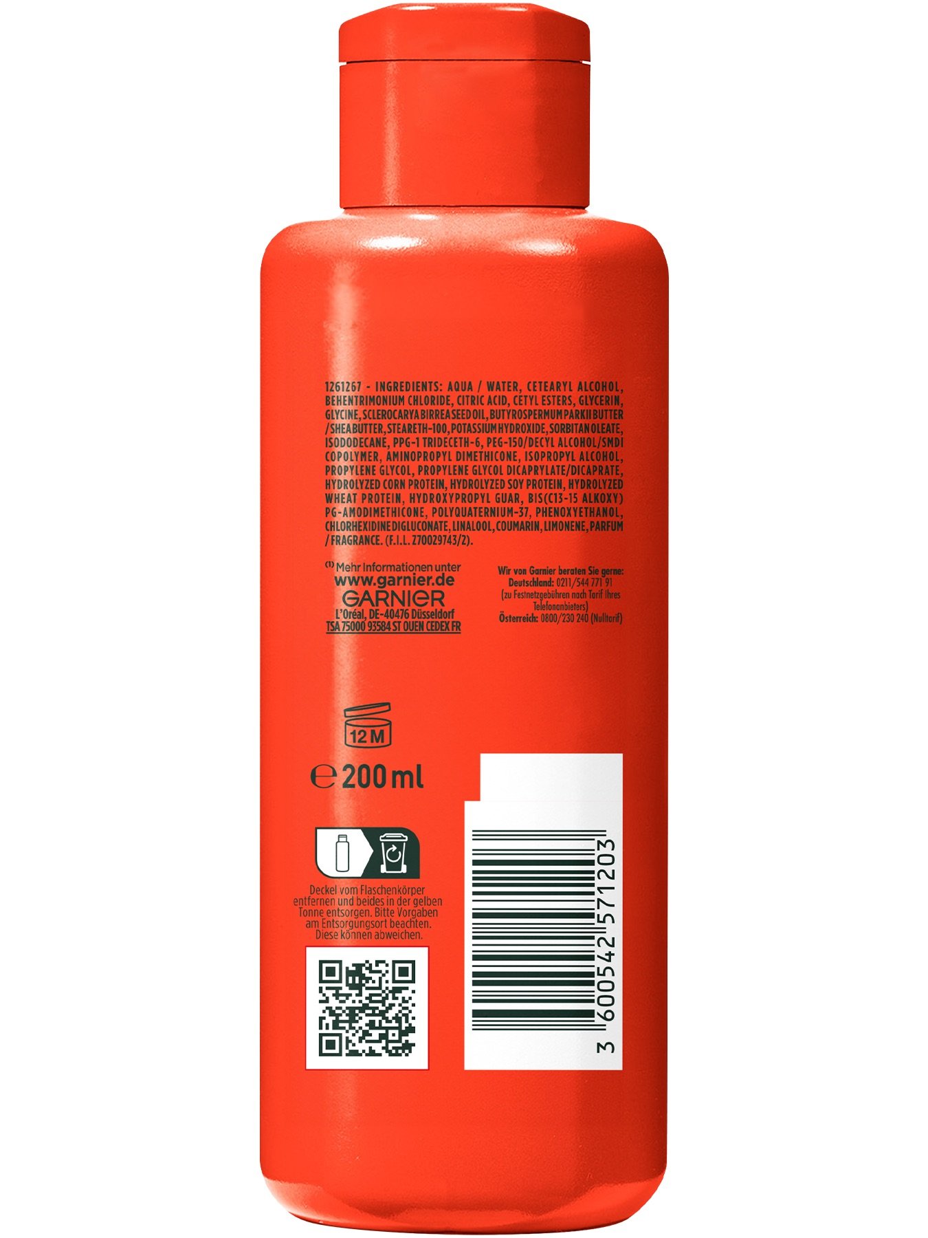 Fructis Schadenlöscher Pro-Keratin Filler Deep Repair Intensive Haarkur für geschädigtes Haar - Produkt Detail