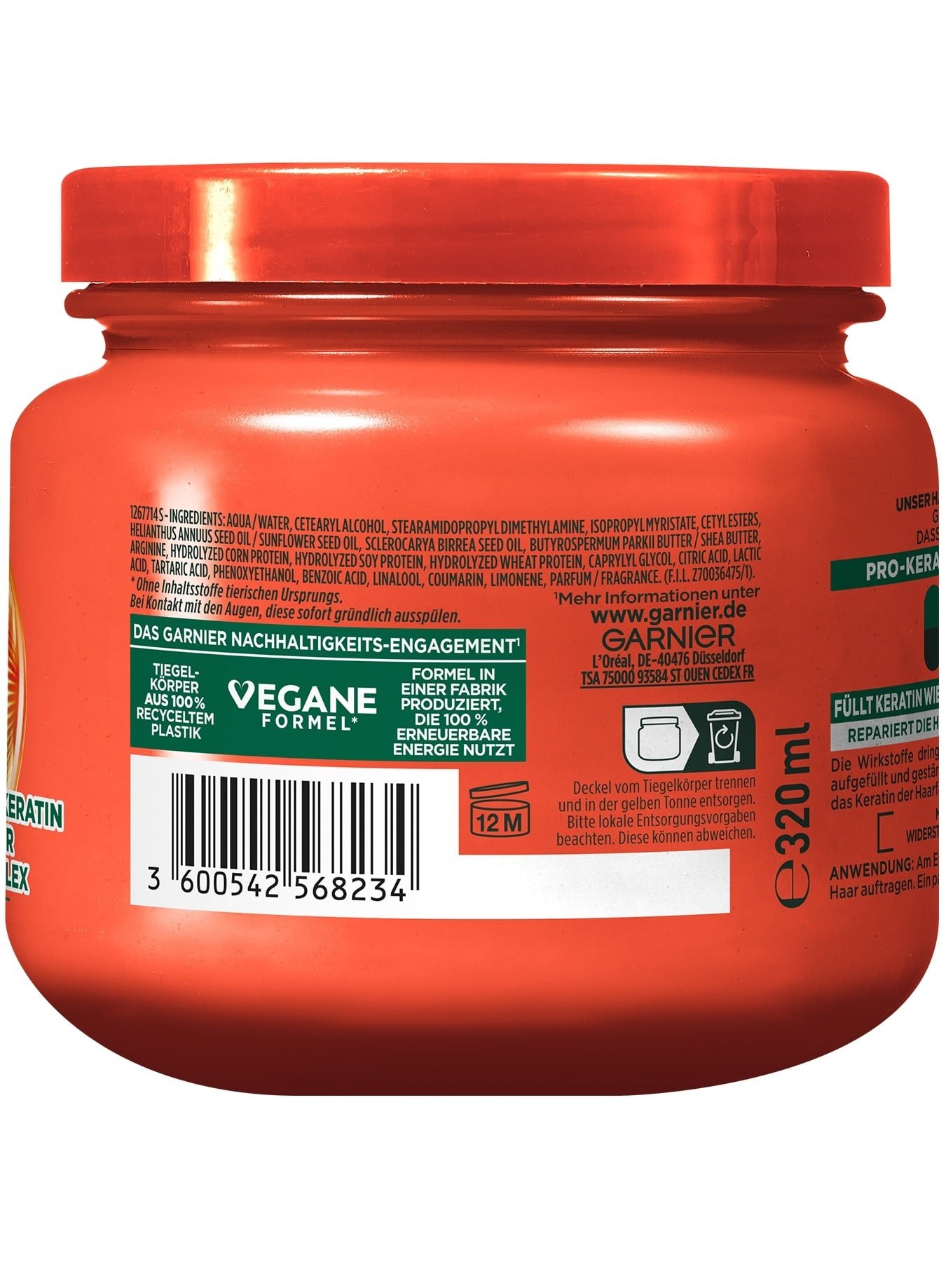 Fructis Schadenlöscher Pro-Keratin Hair Bomb - Produkt Details