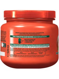 Fructis Schadenlöscher Pro-Keratin Hair Bomb - Produkt Rückansicht