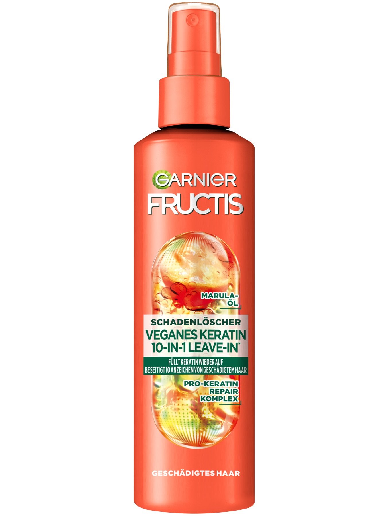 Garnier Fructis Schadenlöscher Veganes Keratin Leave-in 10-in-1 - Produktabbildung