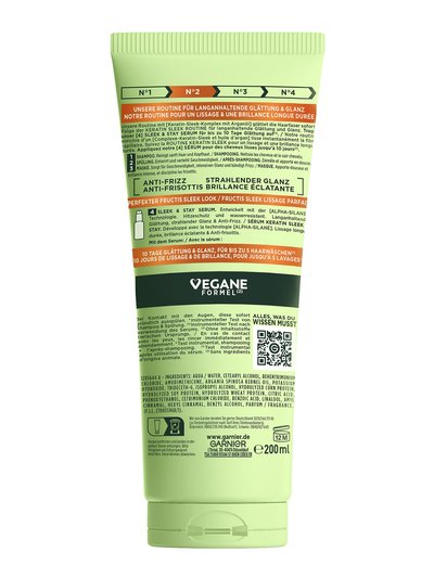 Fructis Keratin Sleek Spülung Rückseite