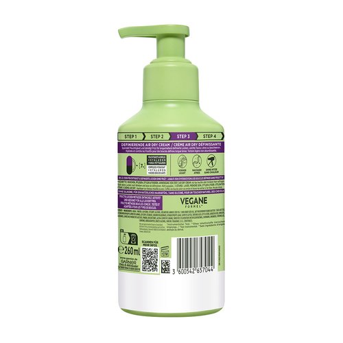 Fructis Locken Methode Air Dry Cream Leave-In | Garnier