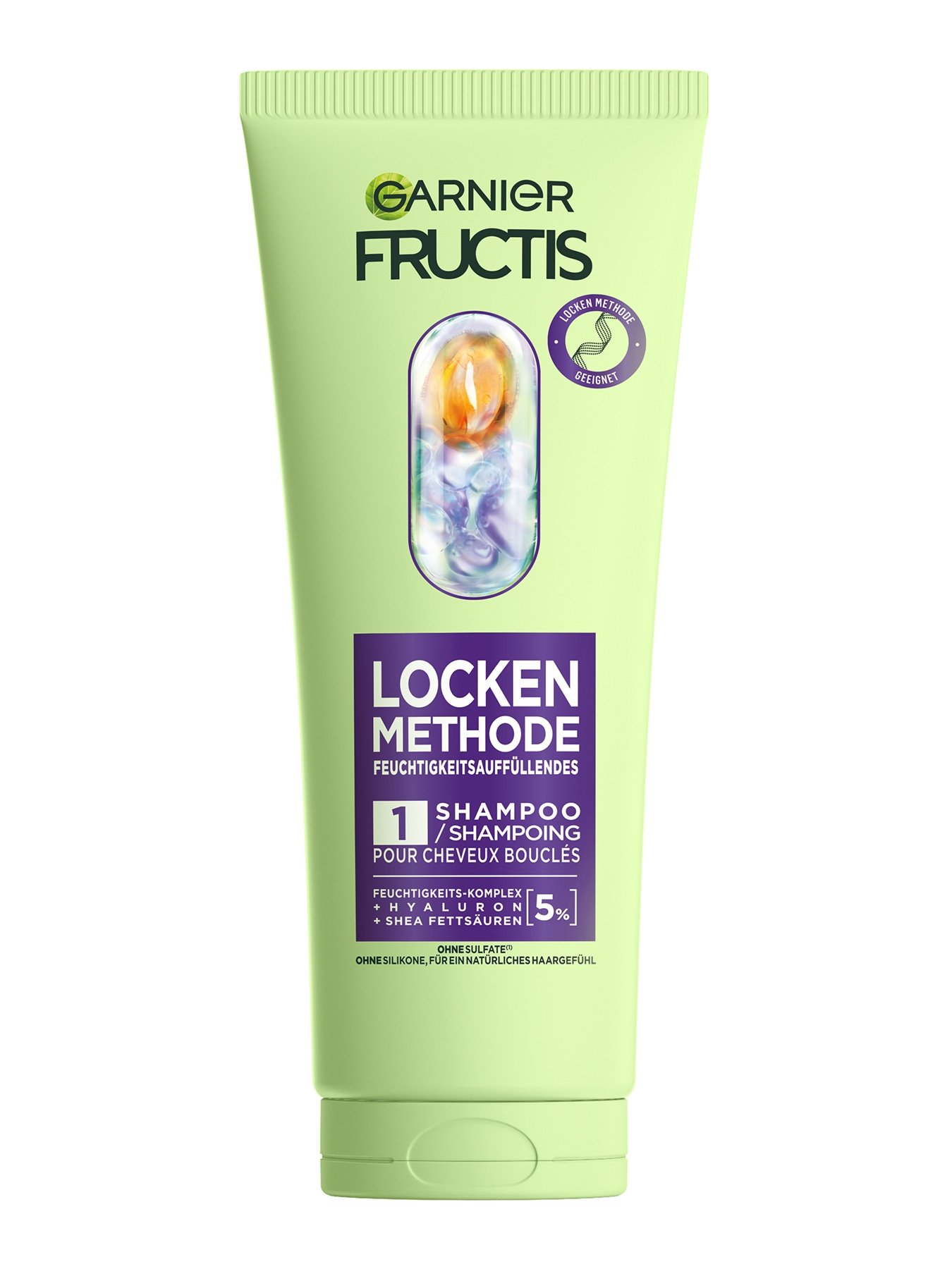 Fructis Locken Methode Feuchtigkeitsauffüllendes Shampoo Produktbild