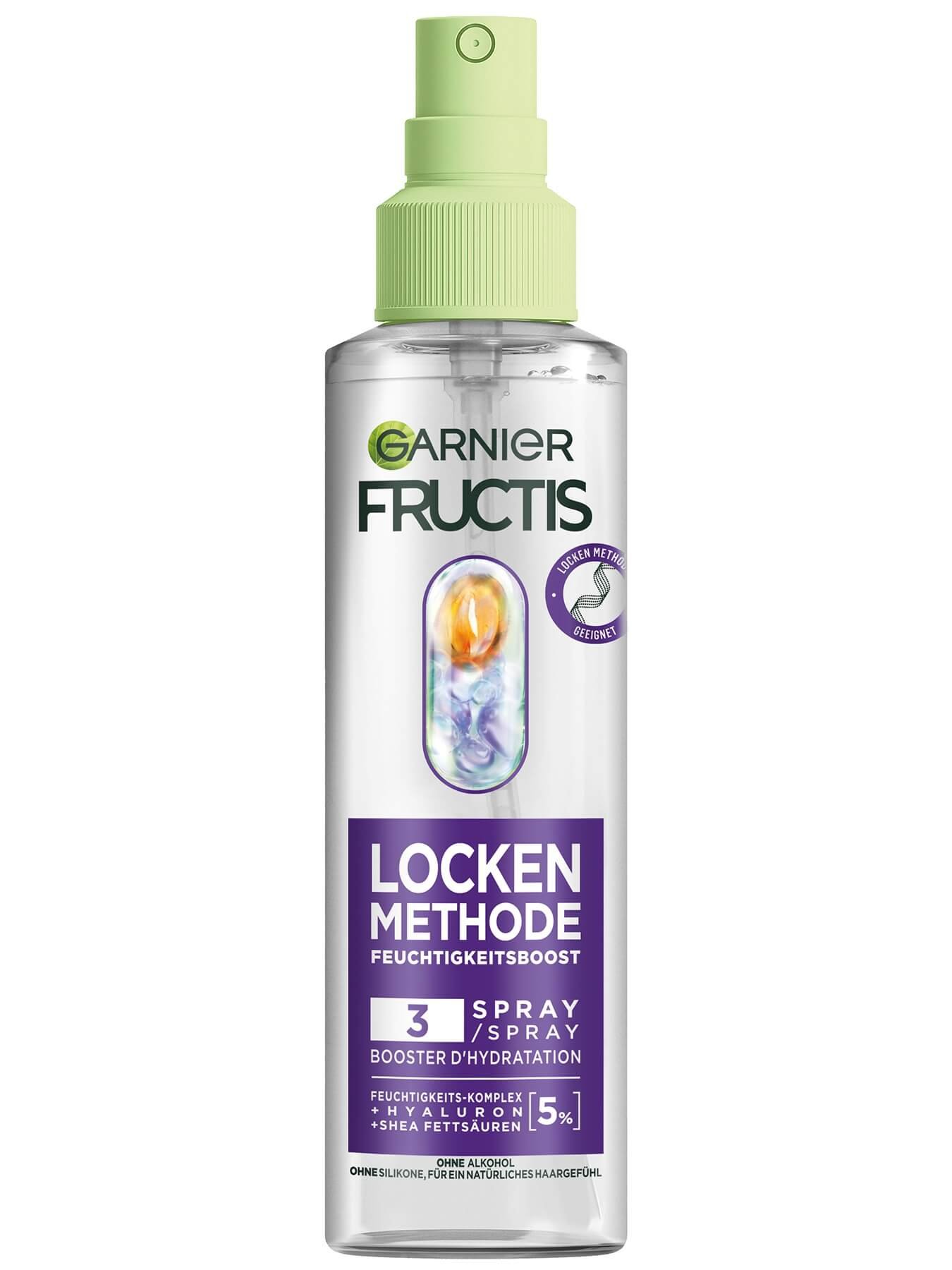Fructis Locken Methode Feuchtigkeitsboost Haarpflege-Spray Produktbild