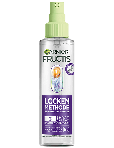 Fructis Locken Methode Feuchtigkeitsboost Haarpflege-Spray Produktbild