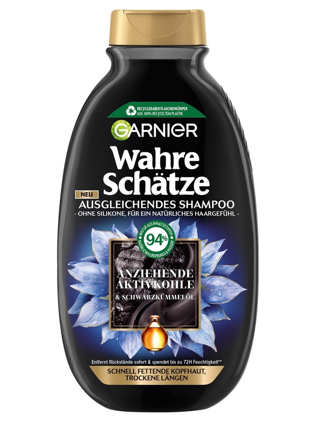Wahre Schätze Ausgleichendes Shampoo ohne Silikone | Garnier