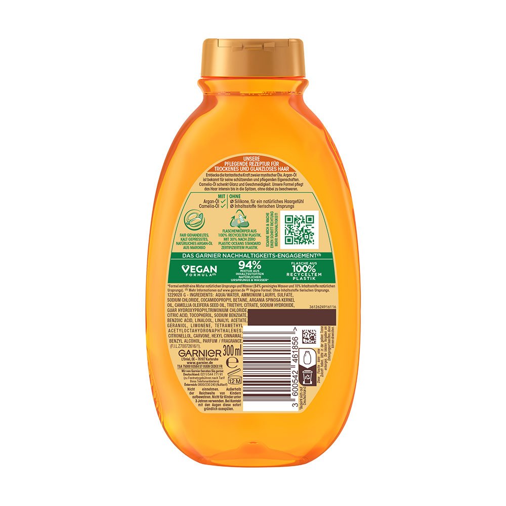 Wahre Schätze Argan- & Camelia Öl Shampoo - Produktabbildung