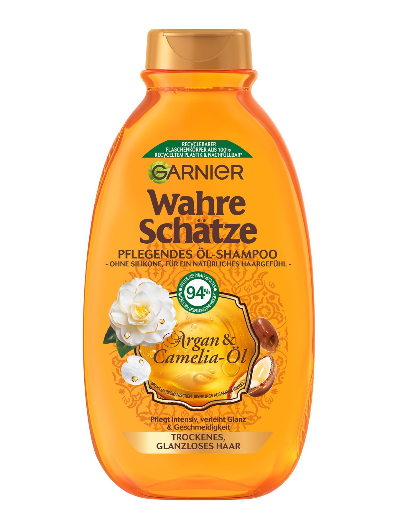 Wahre Schätze Argan- & Camelia Öl Shampoo 300ml - Produktabbildung