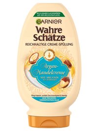 Wahre Schätze Reichhaltige Creme-Spülung Argan-Mandelcreme - Produktabbildung