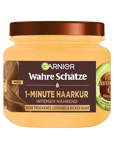Produktabbildung Garnier Wahre Schätze 1-Minute Haarkur