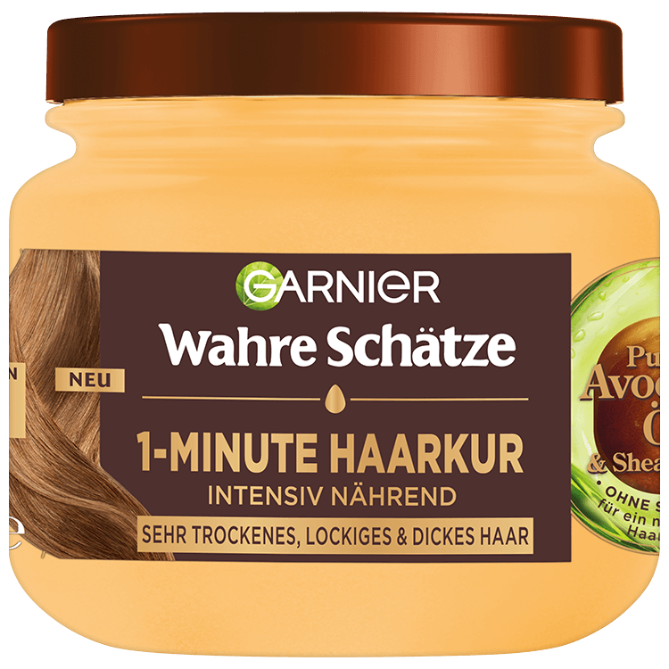 Wahre Schätze 1-Minute Haarkur Avocado Sheabutter - Produktabbildung