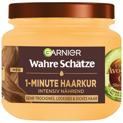 Wahre Schätze 1-Minute Haarkur Avocado Sheabutter - Produktabbildung