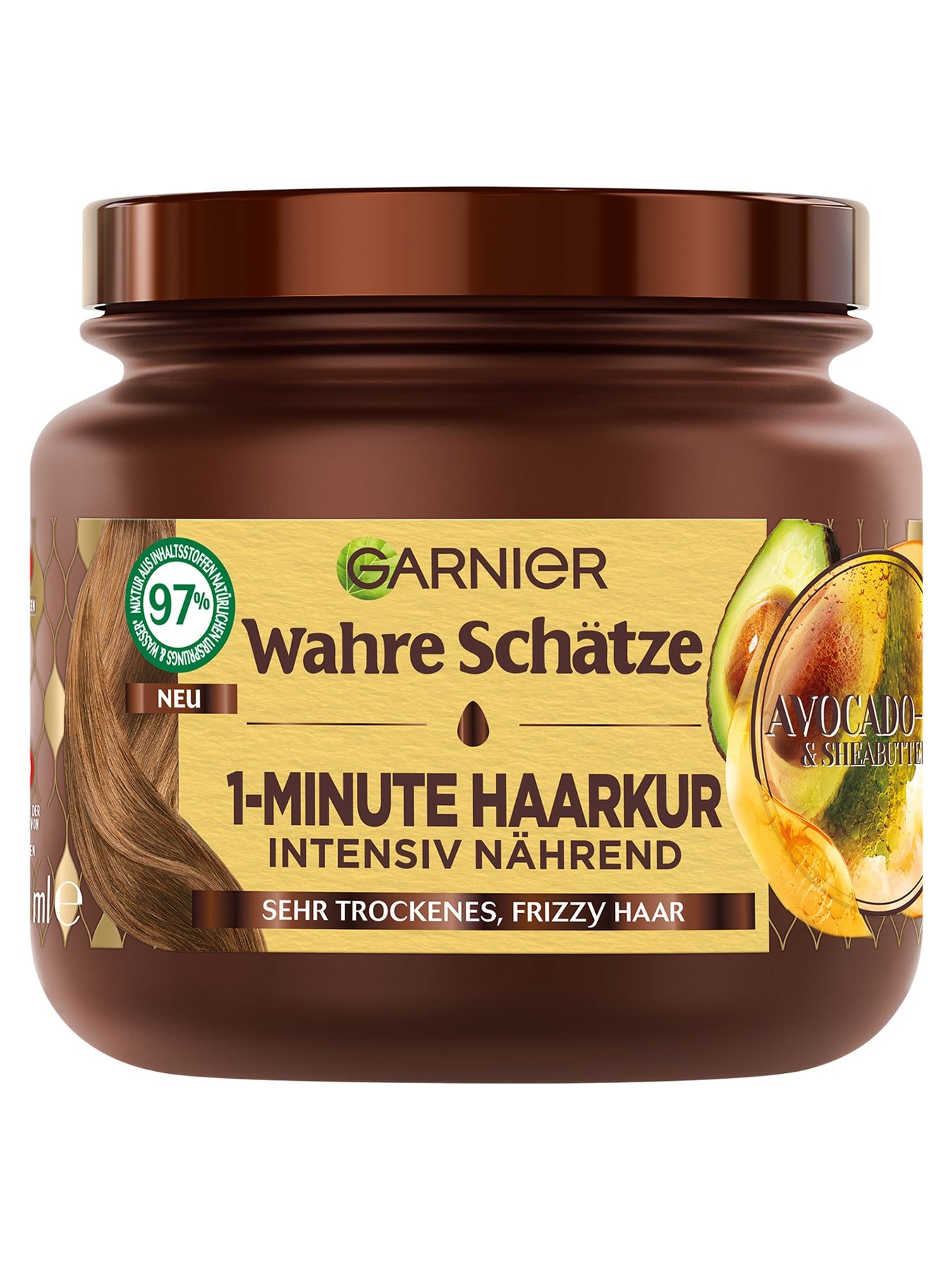 Wahre Schätze 1-Minute Haarkur Avocado Sheabutter - Produktabbildung