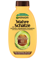 Produktabbildung Garnier Wahre Schätze Intensiv Nährendes Shampoo mit Avocado-Öl und Sheabutter
