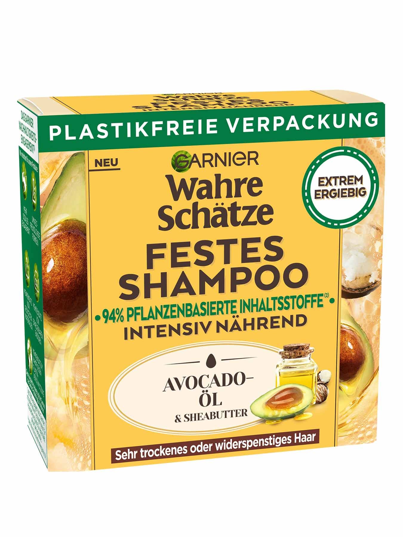 Garnier Wahre Schätze Festes Shampoo Avocado - Produktabbildung