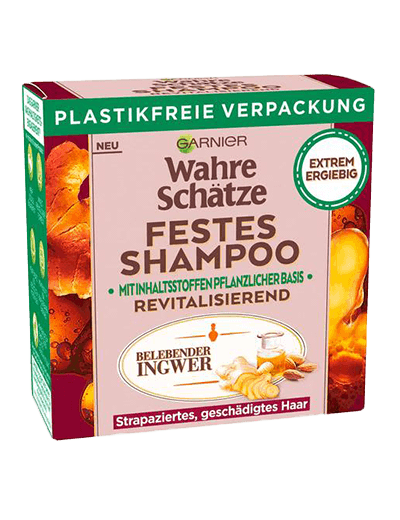 Festes Shampoo Belebender Ingwer - Produktabbildung