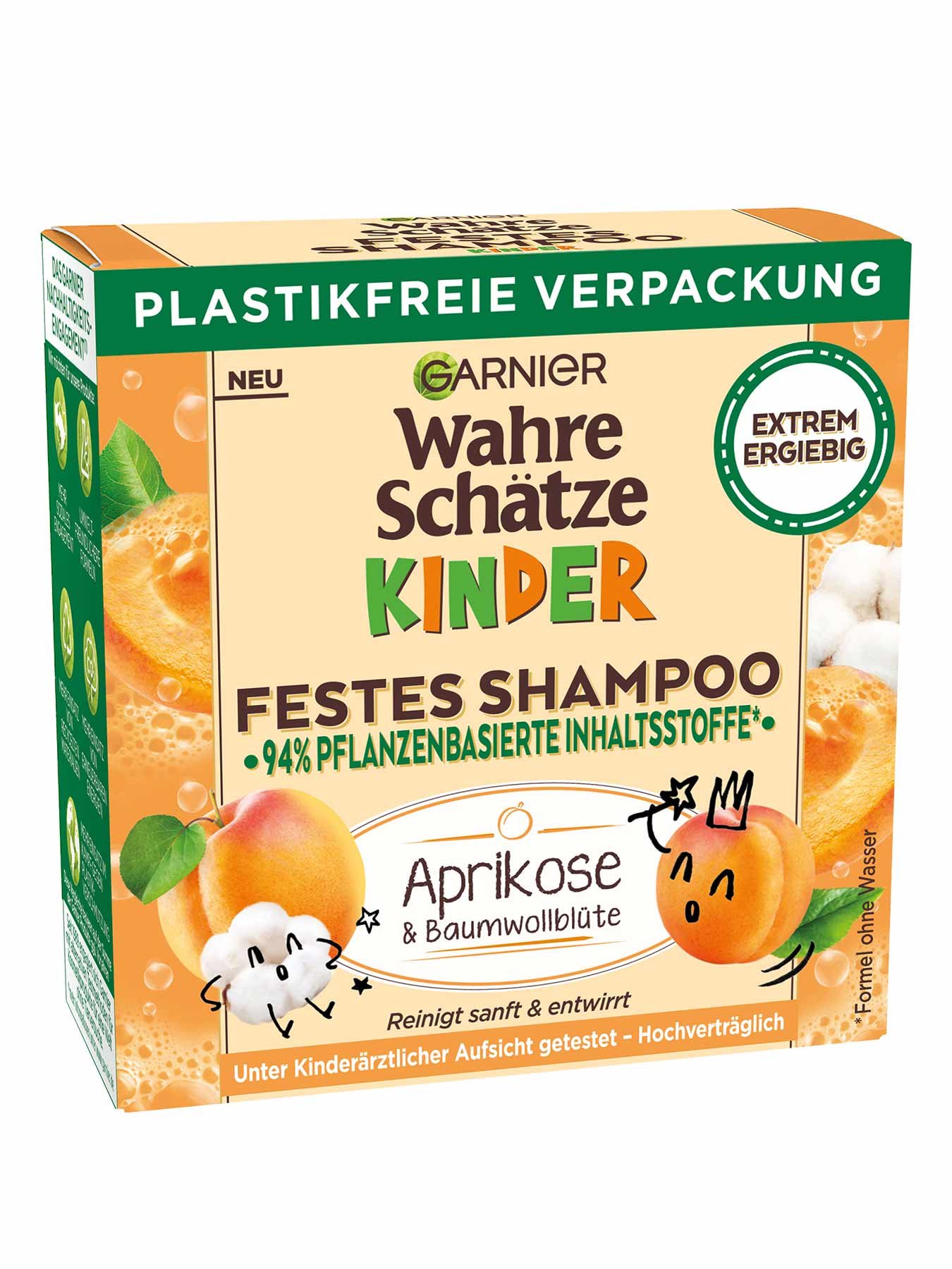 Garnier Wahre Schätze Festes Shampoo Kids Aprikose - Produktabbildung