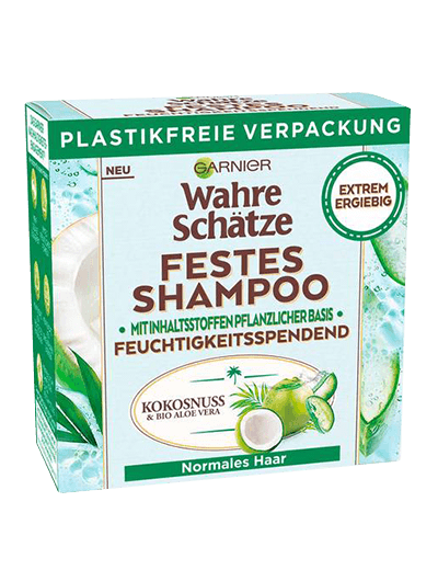 Festes Shampoo Kokosnuss & Bio Aloe Vera - Produktabbildung