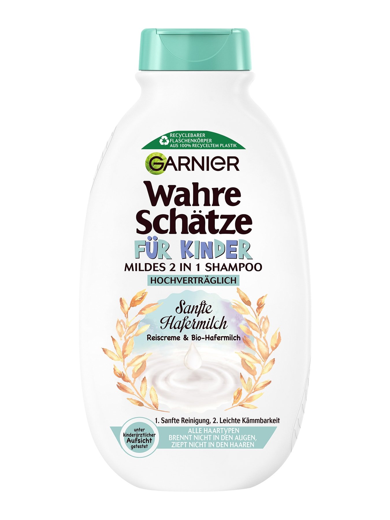Wahre Schätze für Kinder mildes 2in1 Shampoo Sanfte Hafermilch 250ml - Produktabbildung