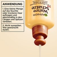 Anwendung des Wahre Schätze 2-in-1 Pflege & Styling Leave-In Creme Honig Schätze